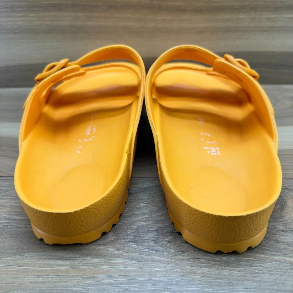 Birkenstock Arizona Eva Orange Sandals 10 W EU 41 Rubber Slide Travel Resort - Picture 7 of 11